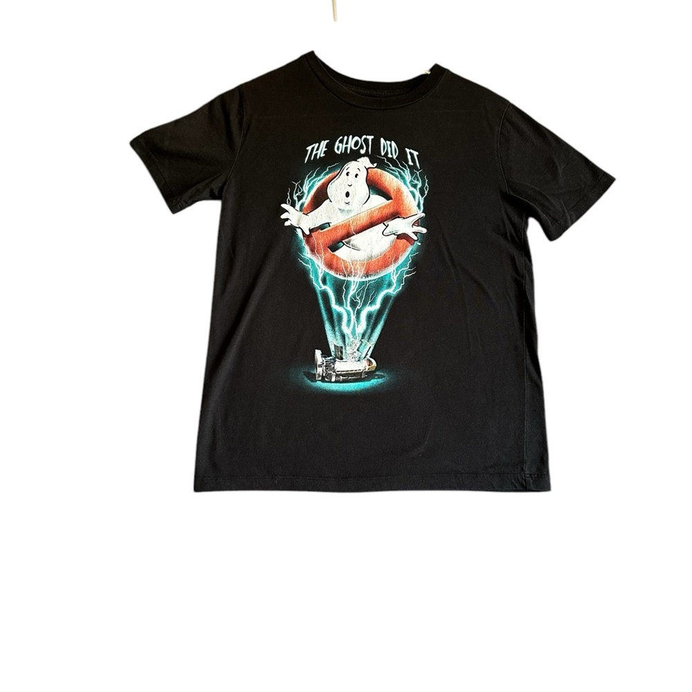Black Ghostbusters Graphic T-Shirt KIDS SZ XL